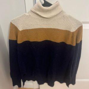 Colorblock J. Crew turtleneck